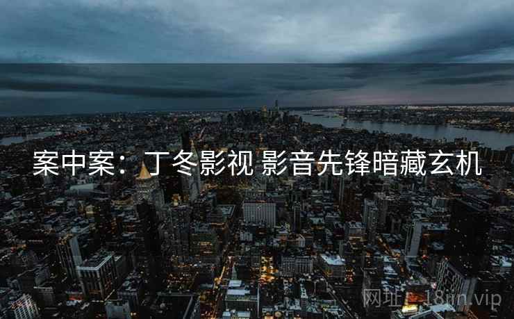 案中案：丁冬影视 影音先锋暗藏玄机