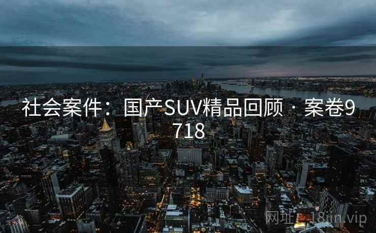 社会案件：国产SUV精品回顾 · 案卷9718
